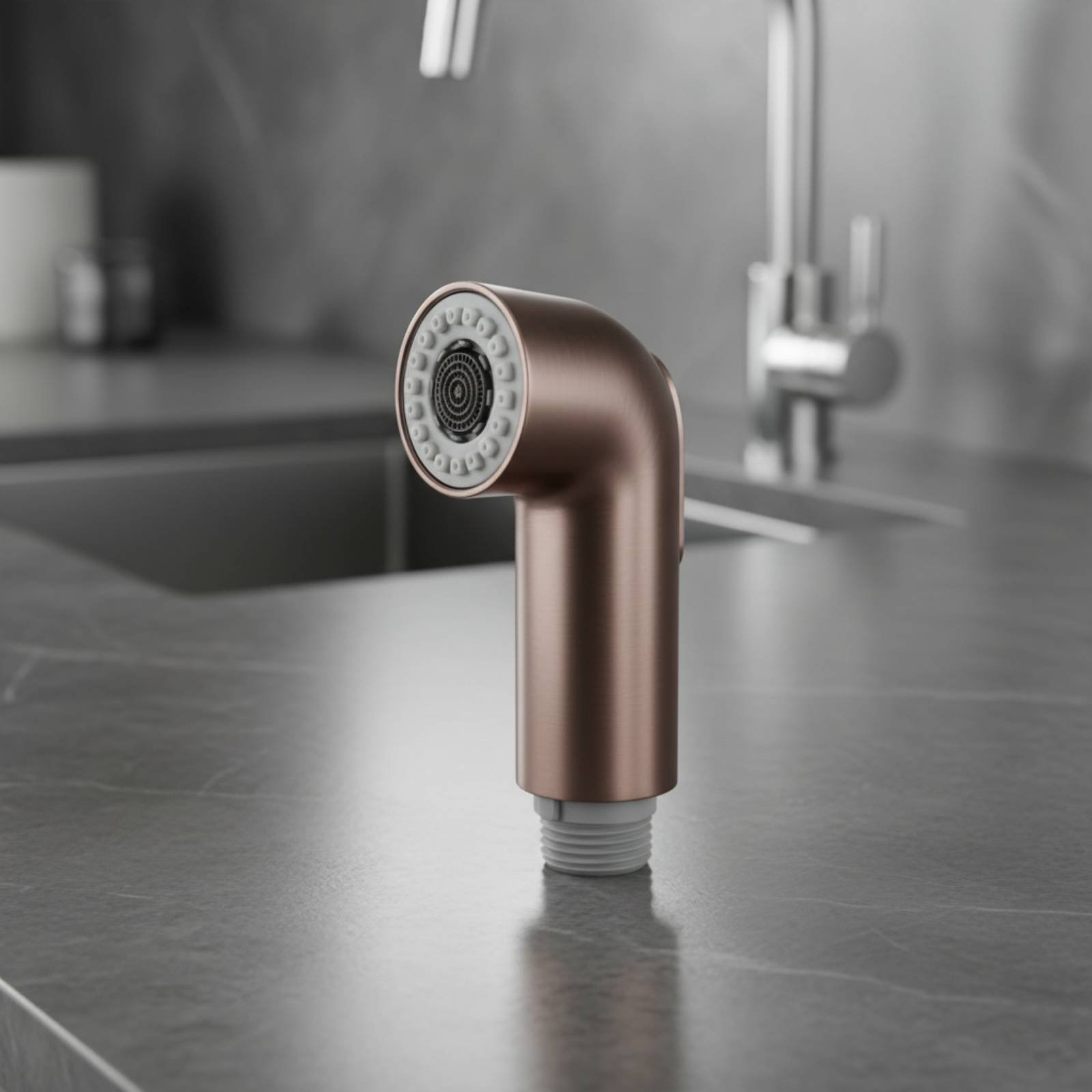 Plumbing - Tête de robinet à deux fonctions,