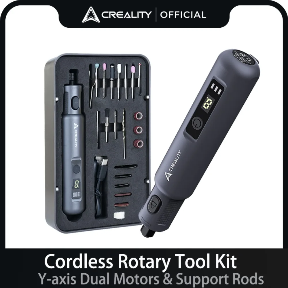 Cordless Rotary Tool Kit Accessories - Creality Kit d'outils rotatifs sans fil