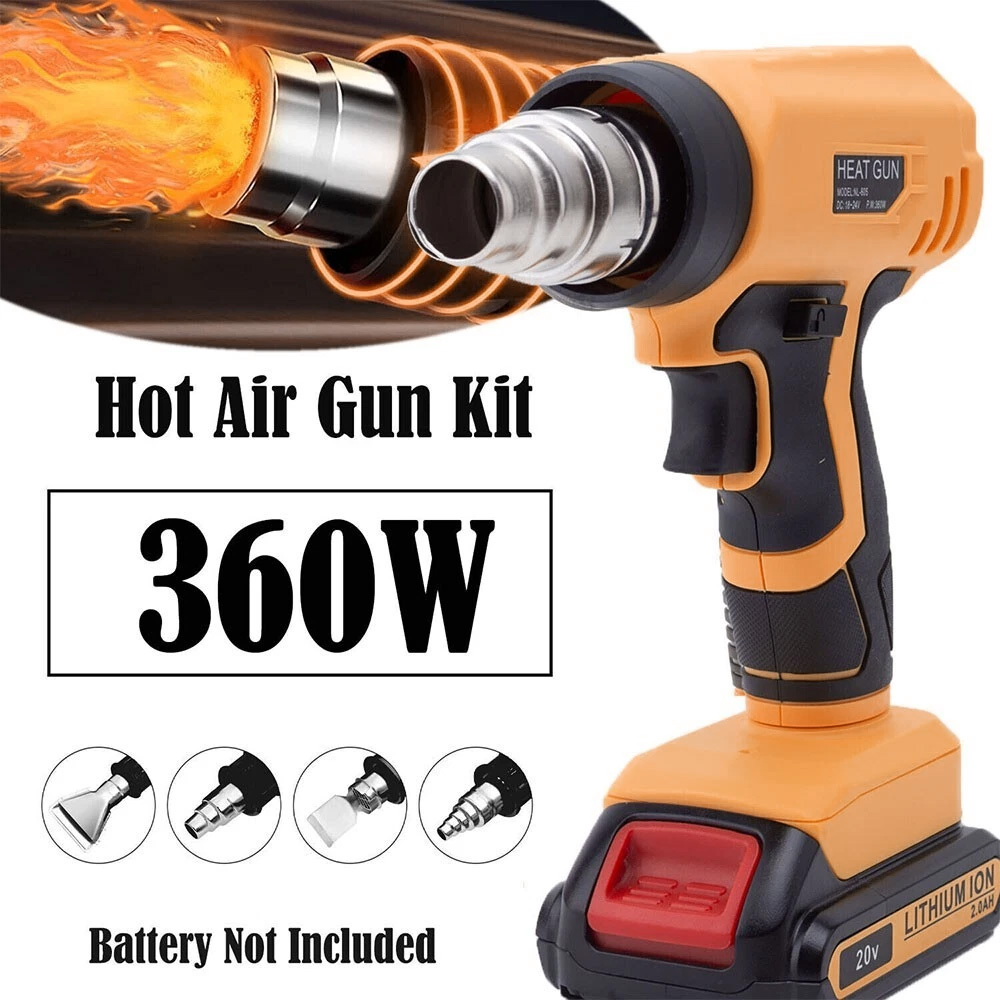 Cordless Heat Gun For Shrink Tubing - Pistolet thermique sans fil pour batterie