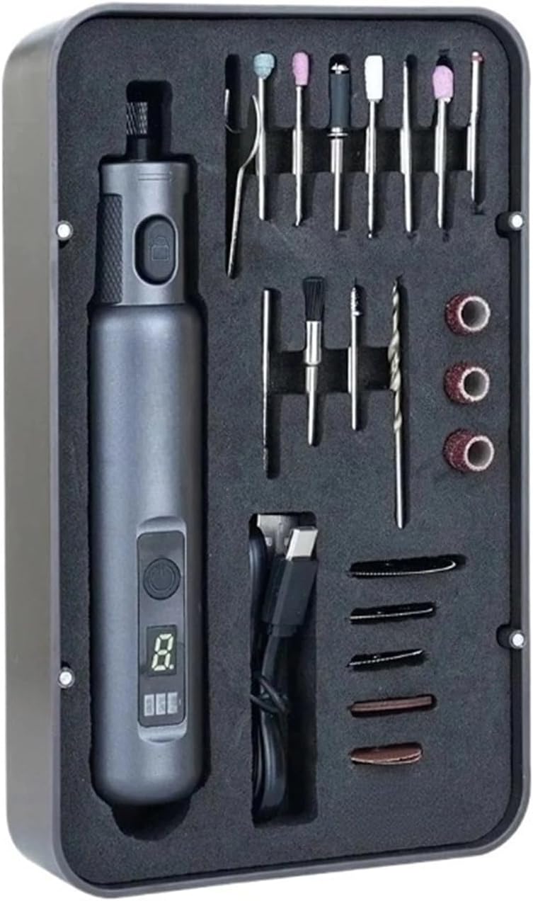 Cordless Rotary Tool Kit Accessories - Kit d'outils rotatifs sans fil multifonctionnels,
