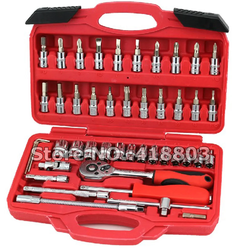 Hand Tools - Boîte à outils 46 pièces 1/4