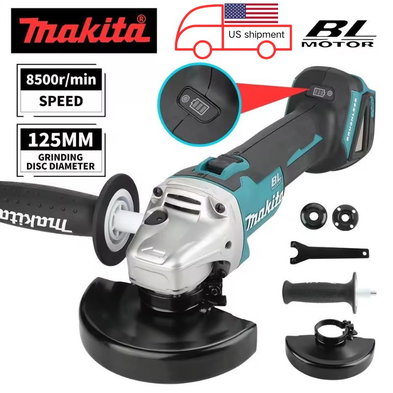 Brushless Angle Grinder Battery Powered - Makita DGA404 Meuleuse d'angle électrique sans