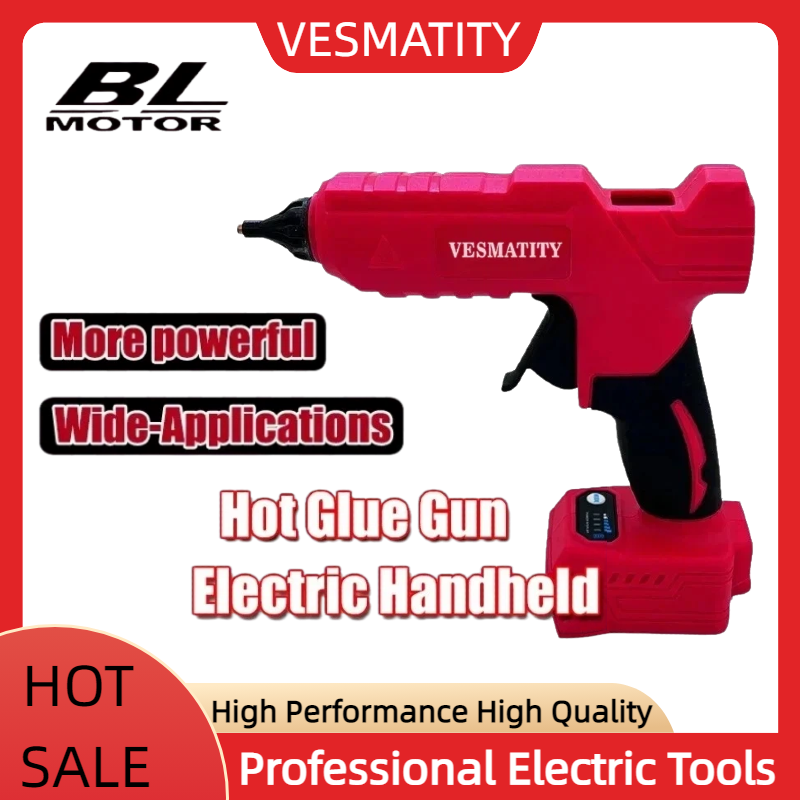 Hot Melt Glue Gun Cordless - Pistolet à colle électrique sans fil,