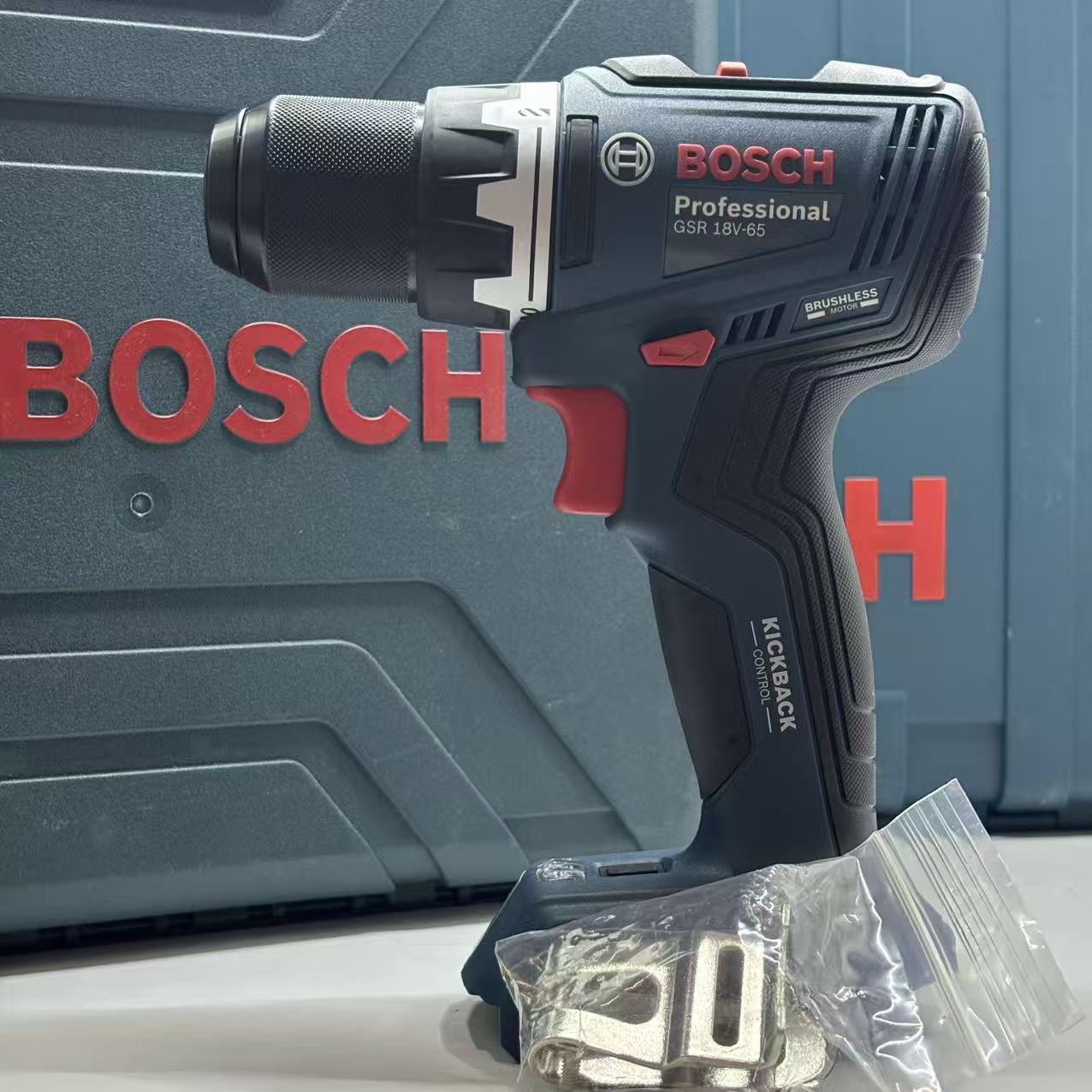 Brushless Cordless Electric Drill 18V - Perceuse sans fil Bosch GSR 18V-65