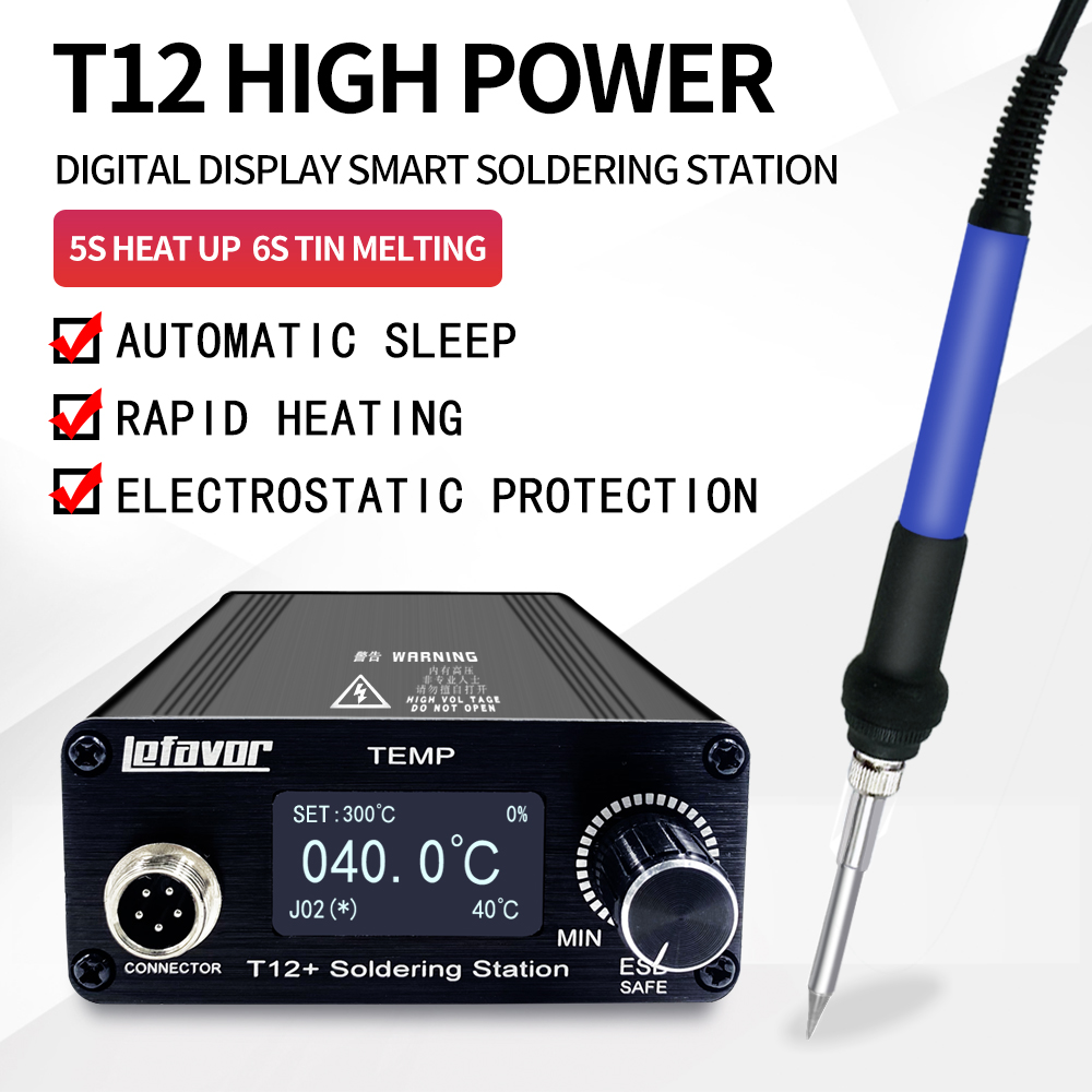 Digital Soldering Station T12 - Station de soudage T12 + fer