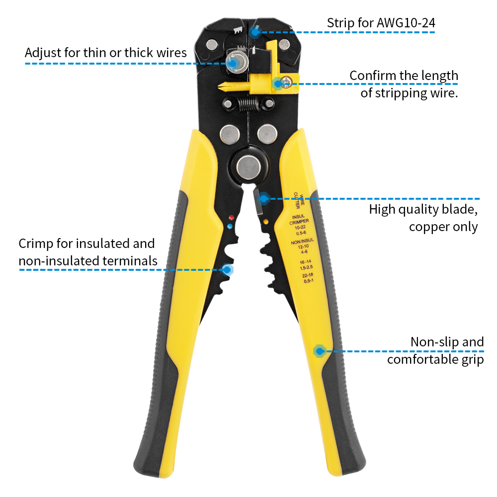 Pince à dénuder multifonction  - Automatic Wire Stripper Cutter avis et prix