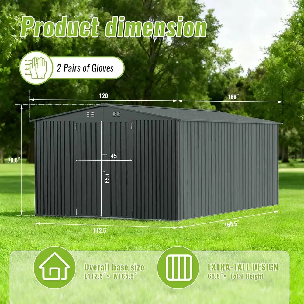 Abri de jardin en métal durabl - Garden Tools avis et prix