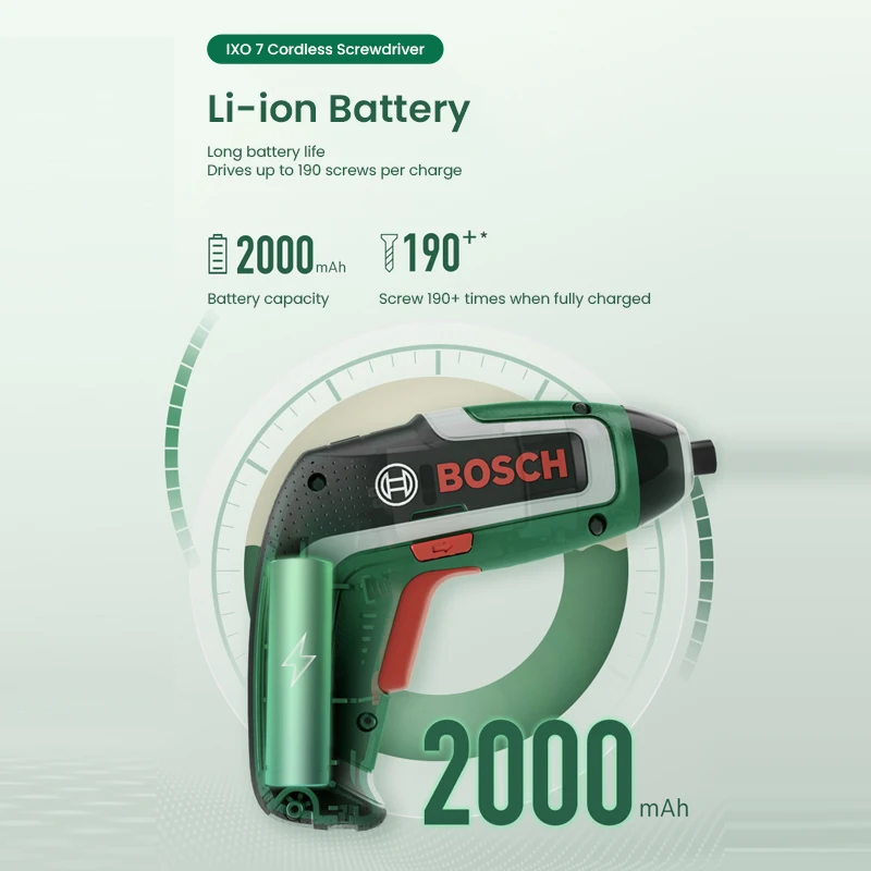 Tournevis sans fil Bosch IXO 7 - Electric Screwdriver Rechargeable Usb avis et prix