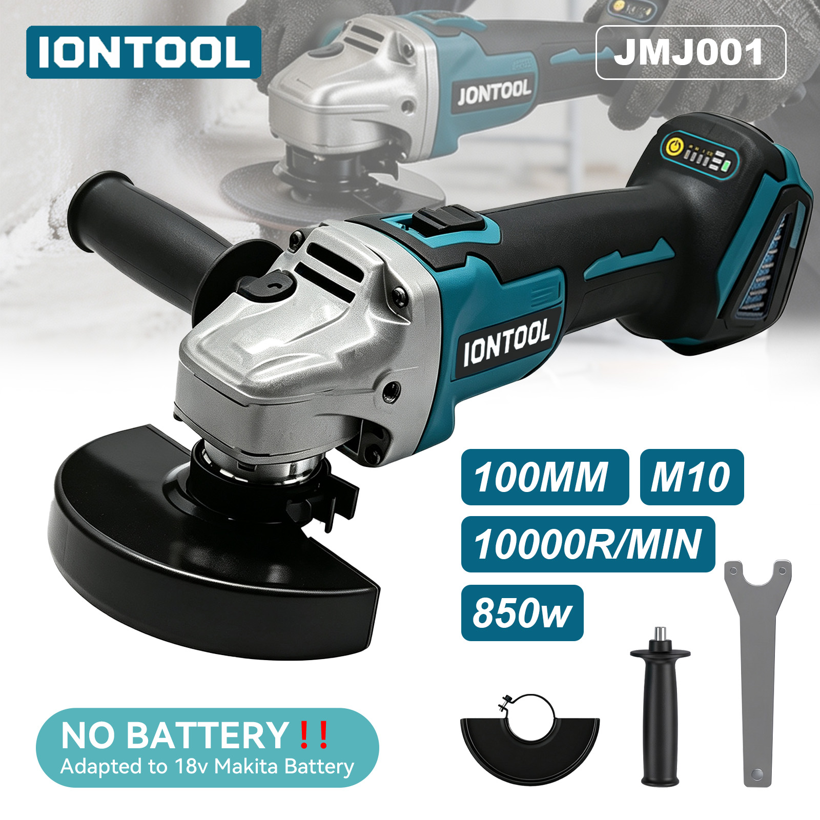 Meuleuse d'angle sans fil IONT - Brushless Angle Grinder Battery Powered avis et prix