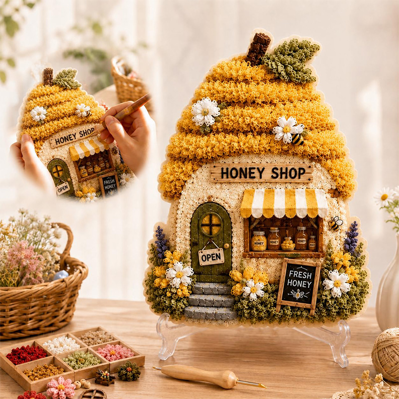 Kit DIY Poke Art Maison Champi - Hand Tools avis et prix