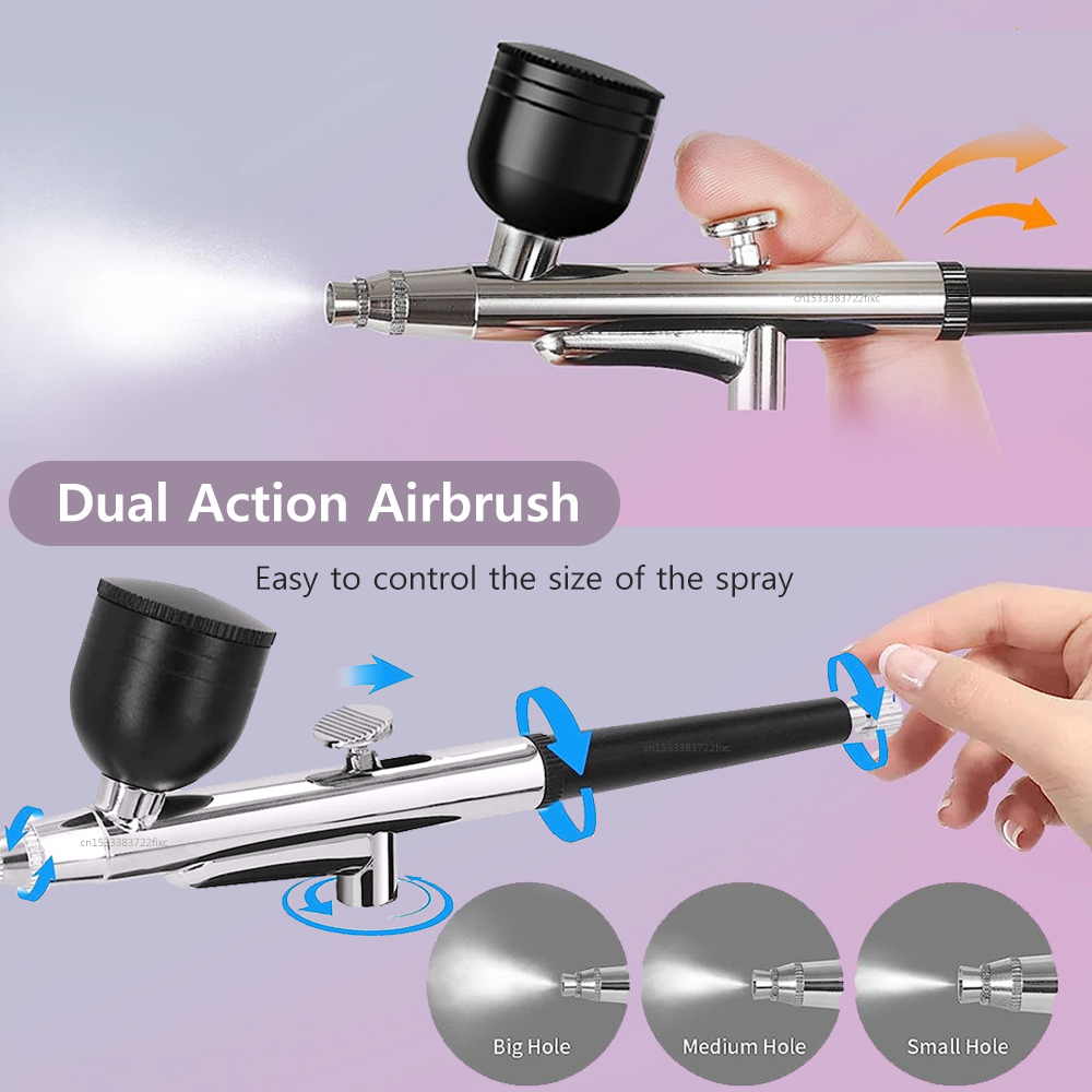 Tête de pistolet aérographe de - Airbrush Kit With Mini Compressor avis et prix