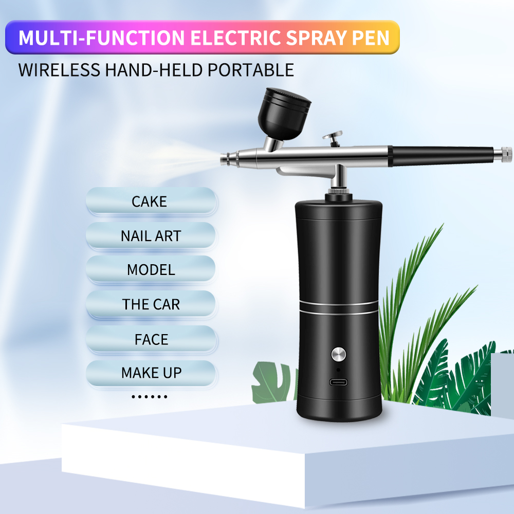 Aérographe sans fil rechargeab - Airbrush Kit With Mini Compressor avis et prix