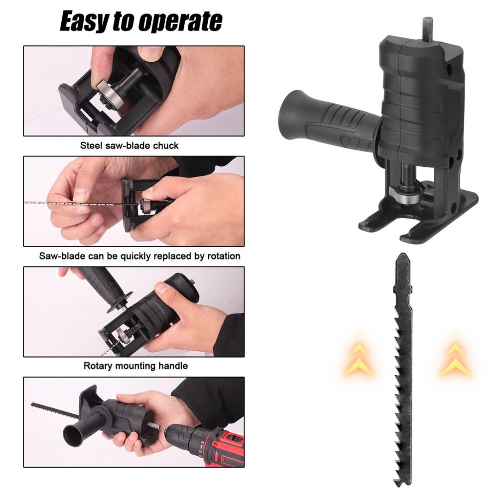Adaptateur de scie à percussio - Reciprocating Saw Attachment Drill avis et prix