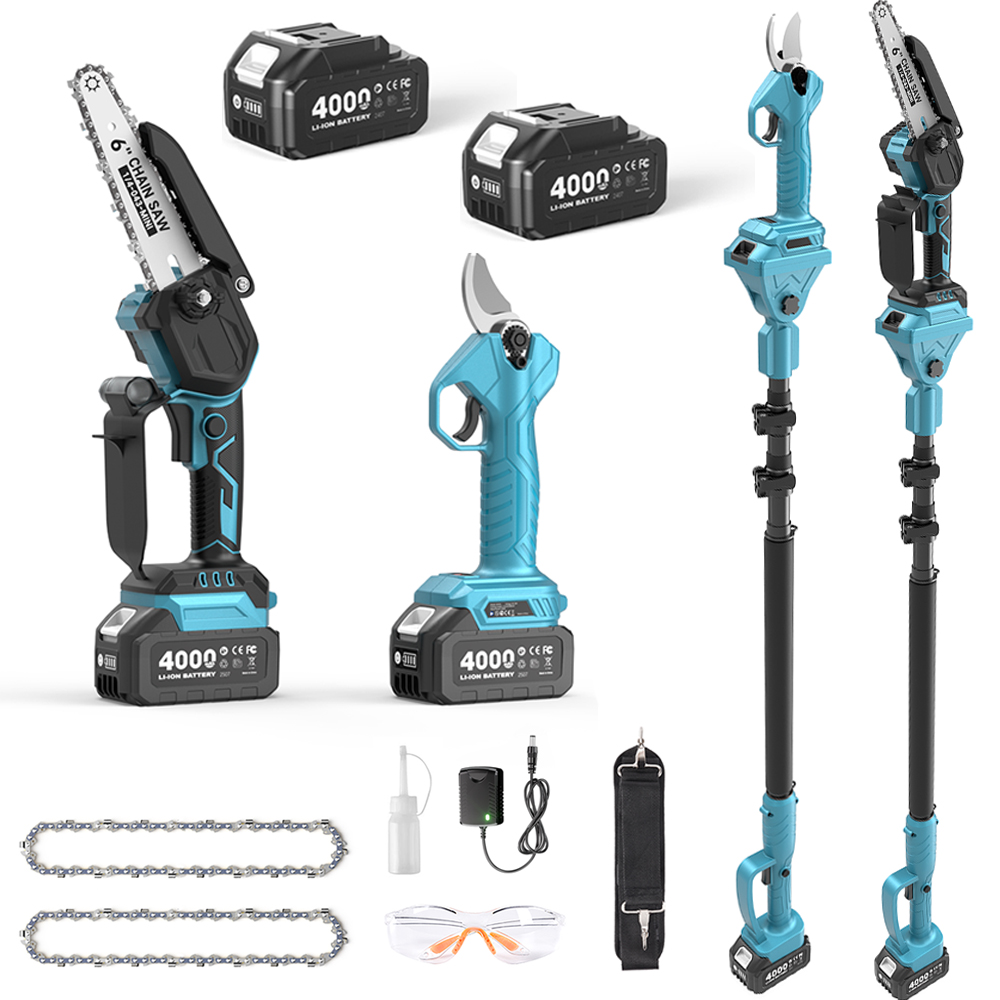 Sécateur à perche sans balais  - Mini Electric Chainsaw 6 Inch avis et prix