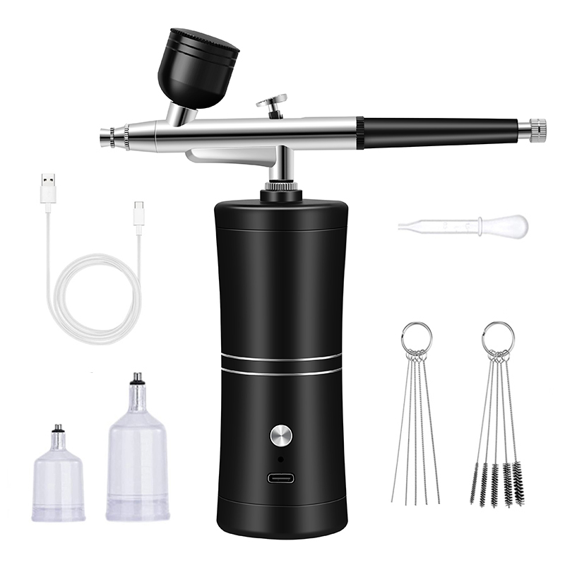 Aérographe sans fil Portable e - Airbrush Kit With Mini Compressor avis et prix