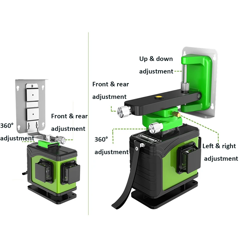 Diode Laser verte 16 lignes 4D - Laser Level 16 Lines 4D Green avis et prix