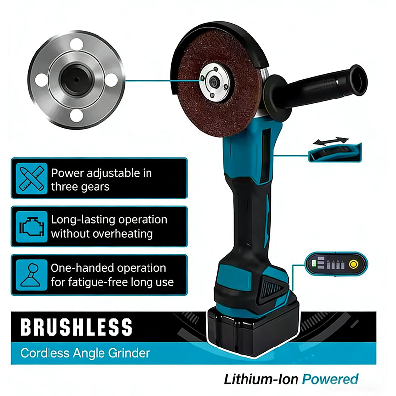 Meuleuse d'angle électrique sa - Brushless Angle Grinder Battery Powered avis et prix