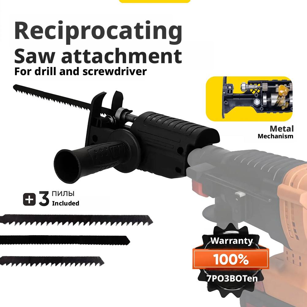 Adaptateur perceuse électrique - Reciprocating Saw Attachment Drill avis et prix