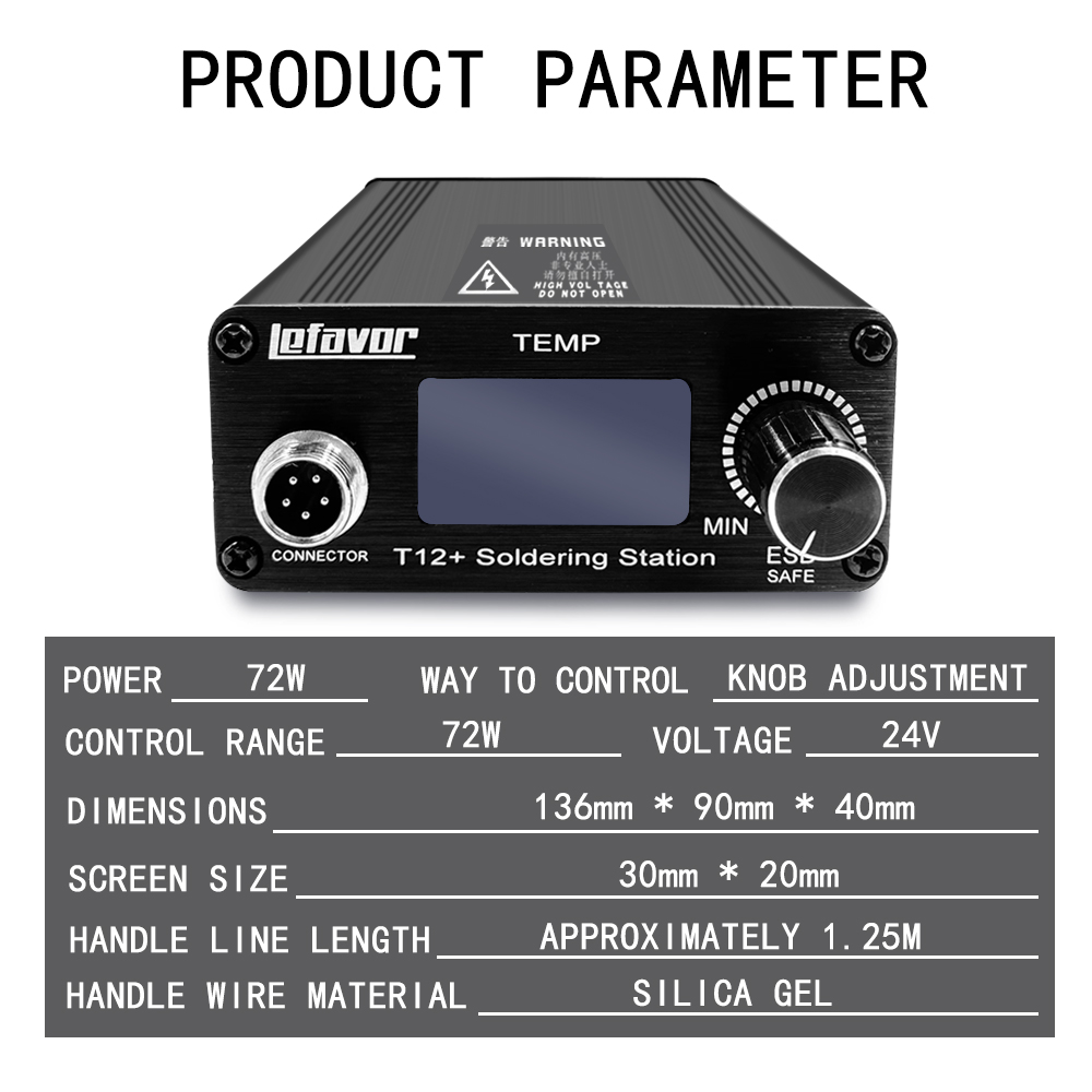 Station de soudage T12 + fer à - Digital Soldering Station T12 avis et prix